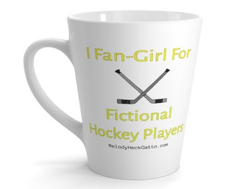 Fictieve hockeyspelers Fangirl Latte mok