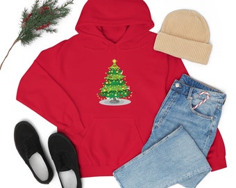 Kerstboom Hooded Sweatshirt