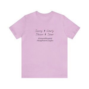 General Hospital Power Couples Unisex Jersey Short Sleeve Tee