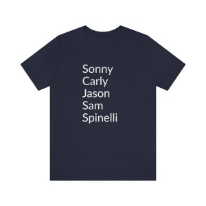 General Hospital GH Names Short Sleeve Tee