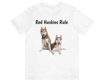 Red Husky Short Sleeve Tee