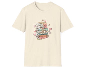 Cute Books Tropes T-Shirt | Reading Lovers
