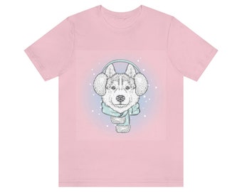 Light Pink Husky tshirt