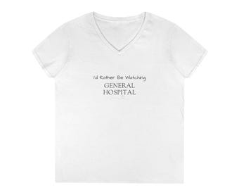General Hospital V-Neck T-Shirt: TV Show Fan Apparel