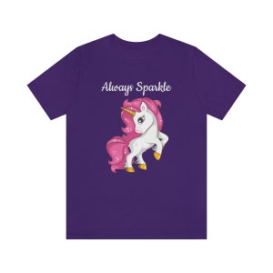 Sparkle Unicorn Short Sleeve Tee