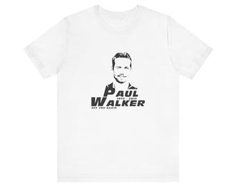 Camiseta homenaje a Paul Walker: Camiseta conmemorativa de Rápidos y Furiosos