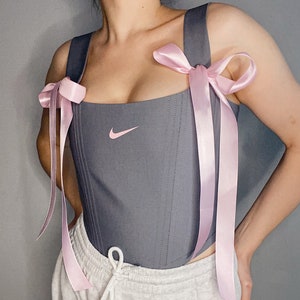 CORSET SPORT/ Upcycling corset from Polo image 9