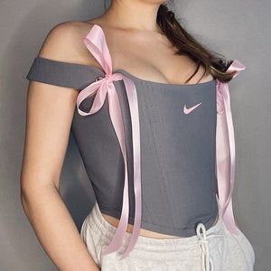 CORSET SPORT/ Corset upcyclé de Polo image 8