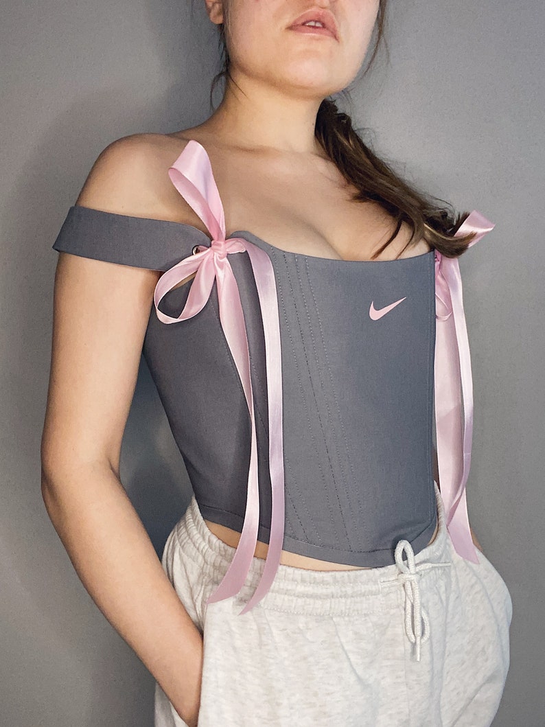 CORSET SPORT/ Upcycling corset from Polo image 8