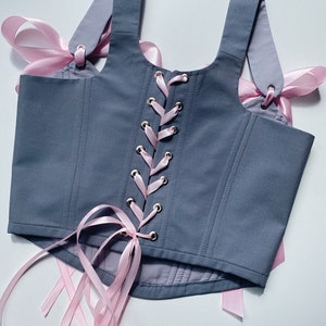 CORSET SPORT/ Upcycling corset from Polo image 4