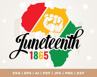 Juneteenth SVG PNG PDF, Black History Svg, Juneteenth Shirt Svg, Juneteenth 1865 Svg, Black History Png, Free-ish Svg, June 19 Svg, 1865 Svg