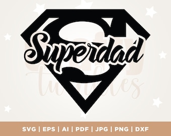 Dad Svg, Svg File for Cricut, Silhouette, Father Svg Cut File, Superdad Svg , Split Name Frame Svg, Father’s Day Dad Png, Vector Clipart