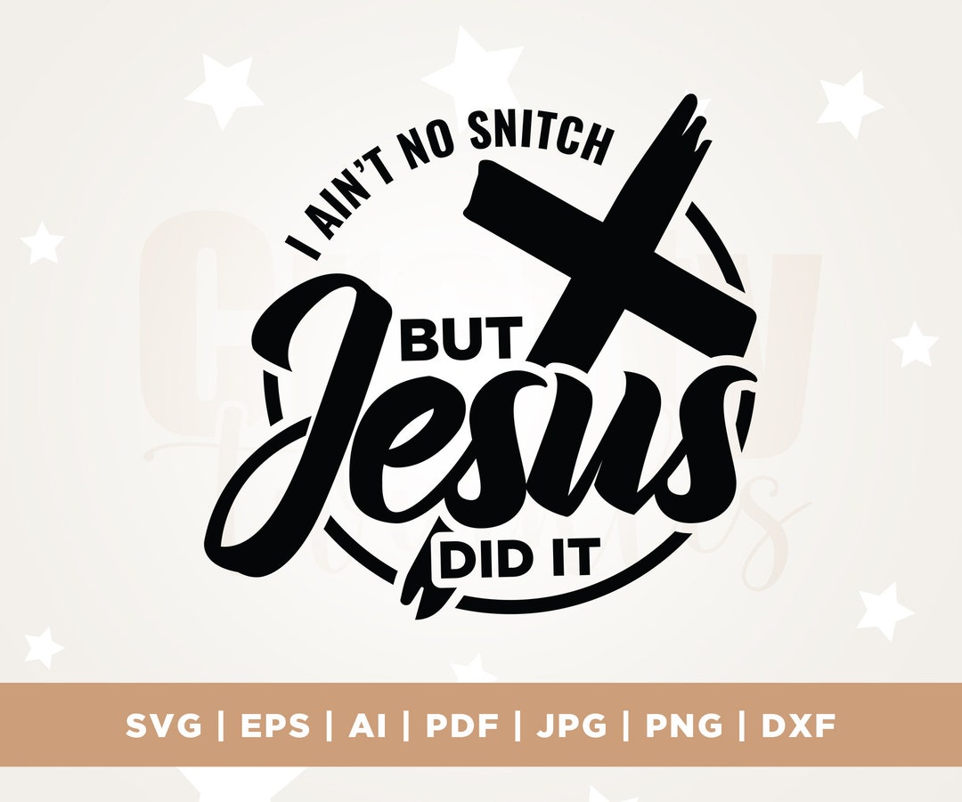 Jesus Did It SVG, Religious Svg Inspirational Png, Encouragement