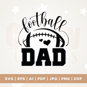 Football Dad svg, Dad svg, Football svg, Football Dad Life svg, Sports svg, Dad Life svg, Football Designs, Cheer Dad svg, Football Dad png