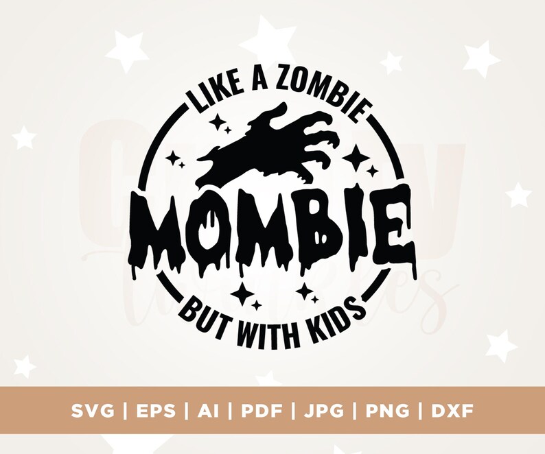 Mombie Svg, Cricut, Sublimation, Monster Svg, Spooky Mama Svg, Funny ...