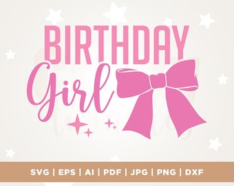 Verjaardag meisje Svg, meisje Svg, Coquete Bow discobal svg, Cricut, sublimatie, Coquette Girl svg, trendy leuke verjaardag png, coquete verjaardag