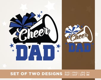 Cheer Dad Svg, Cheer Png, Dad Cheerleading Shirt Svg, Cheer Dad Shirt Svg, Cricut, Cheer Dad Gift Svg, Cheerleader Png, sublimation, Pom Pom