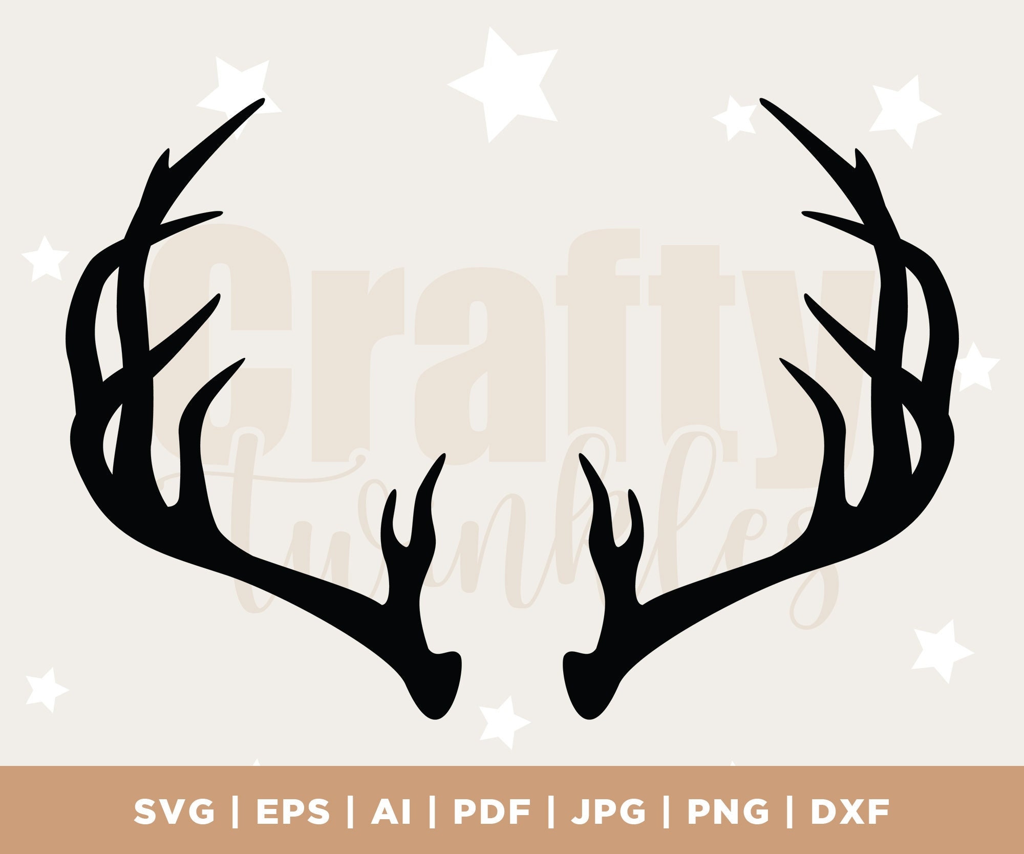 Camo Hirschkopf-Aufkleber – 15,2 X 15,2 Cm, Hochwertiges Vinyl, Ideal Für Auto, Laptop Oder Helm