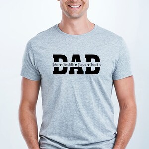 Dad SVG, Father's Day SVG, Dad Split Name Frame Svg, Dad Png, Dad Cut ...