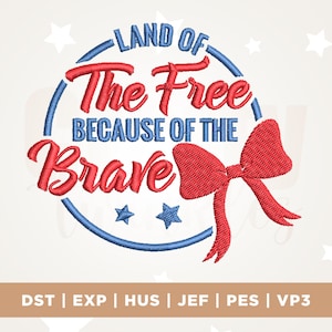USA America 4th of July Patriotic Embroidery Design, Machine PES files, Embroidery Design, Independence Day Digital File, Machine Embroidery