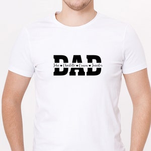 Dad SVG, Father's Day SVG, Dad Split Name Frame Svg, Dad Png, Dad Cut ...