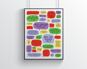 Ghostbusters Quotes Poster