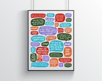Freunde Zitate Poster