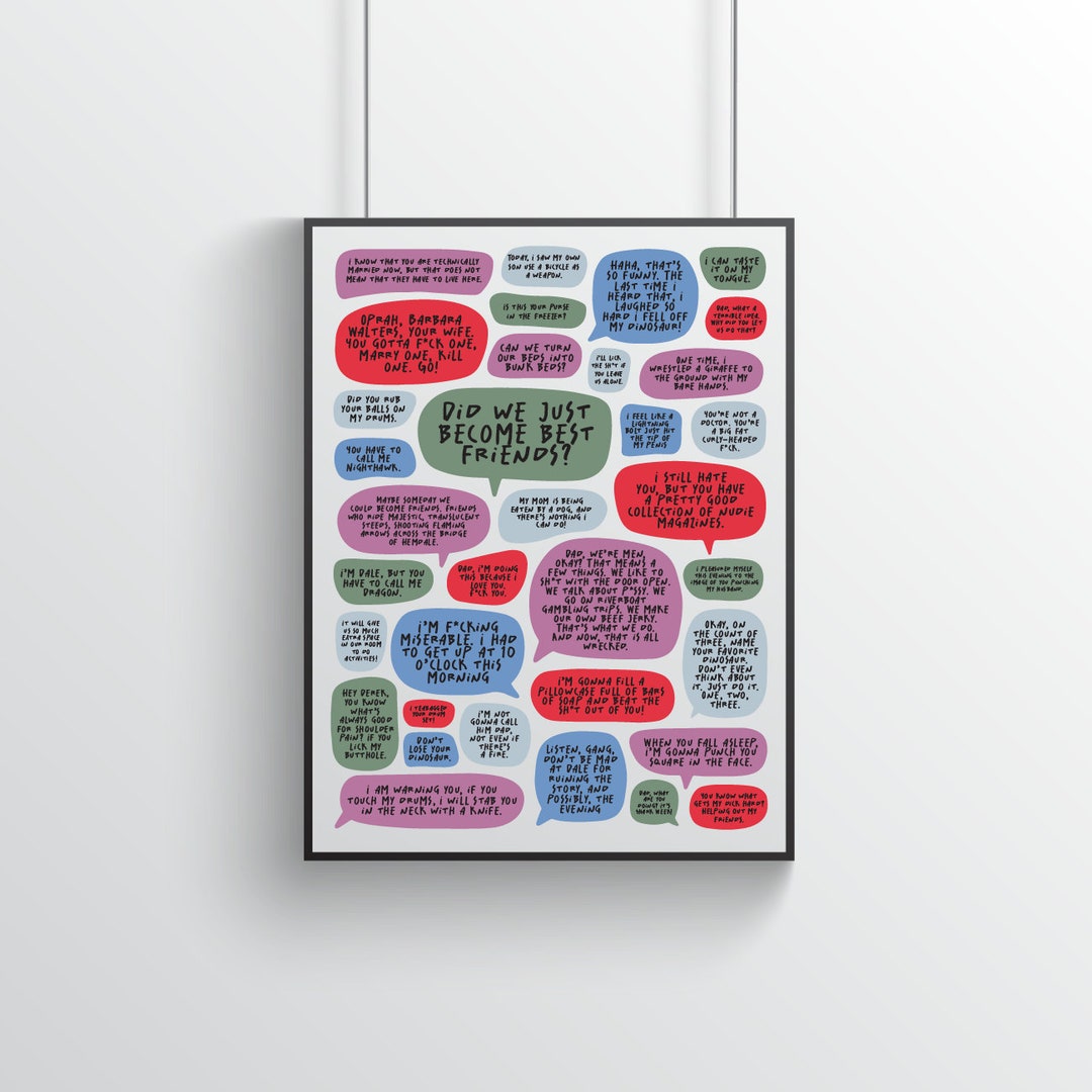 Stepbrothers Movie Quotes Poster - Etsy