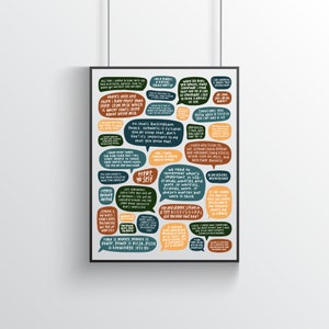 Parks and Recs Quotes Poster