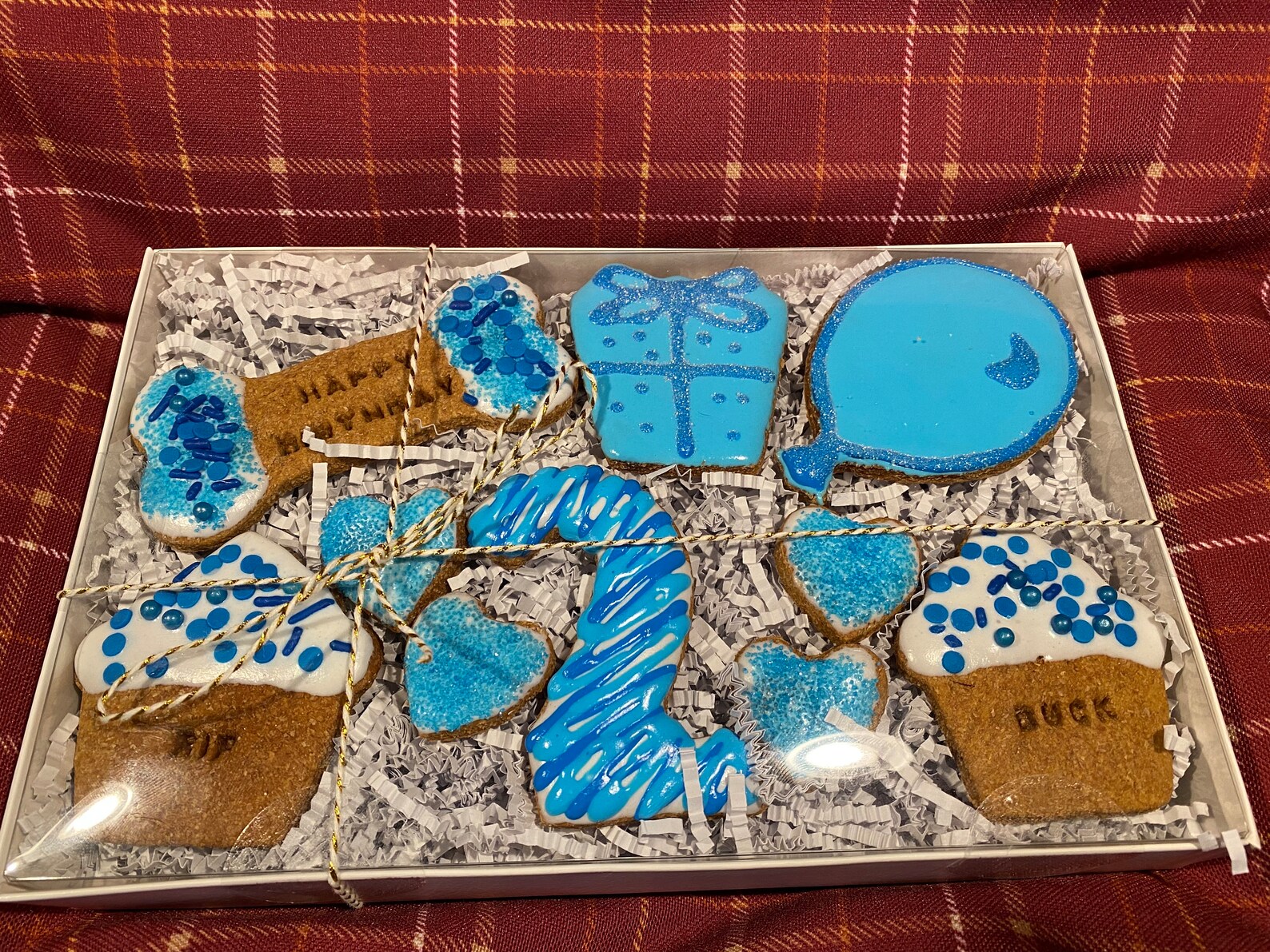 Happy Birthday Dog Treat Box Etsy