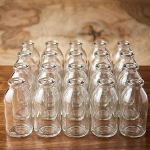 Minivaasjes, 20 stuks, miniflesjes, kleine vaasjes, glazen vaasjes