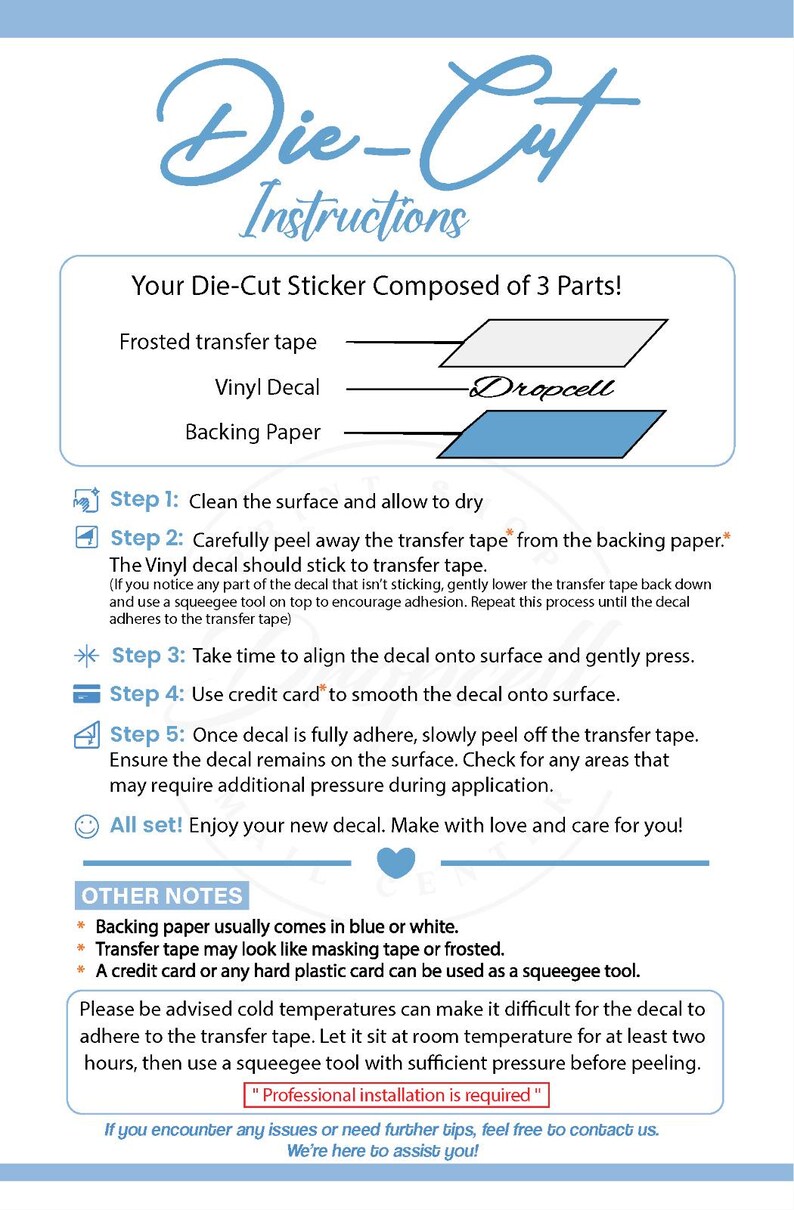 Custom Please Deliver All Packages - Custom Decals - Storefront Decals - Front Door Decals - Delivery Instructions - Die-Cut Vinyl Stickers - Vinyl Decal Instructions