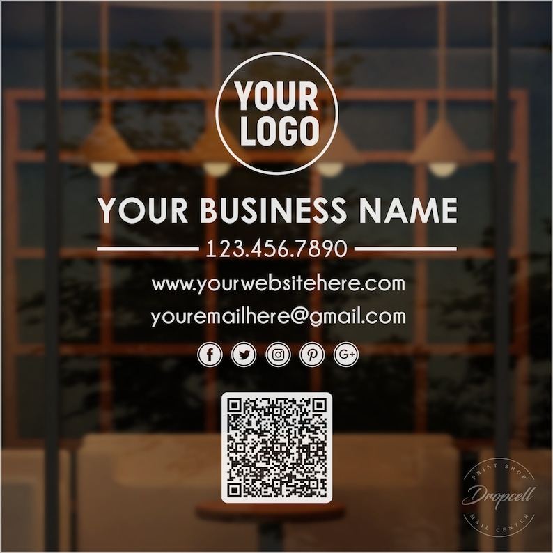 Custom Vinyl Decals - Personalized Logos and Letterings - Storefront ...