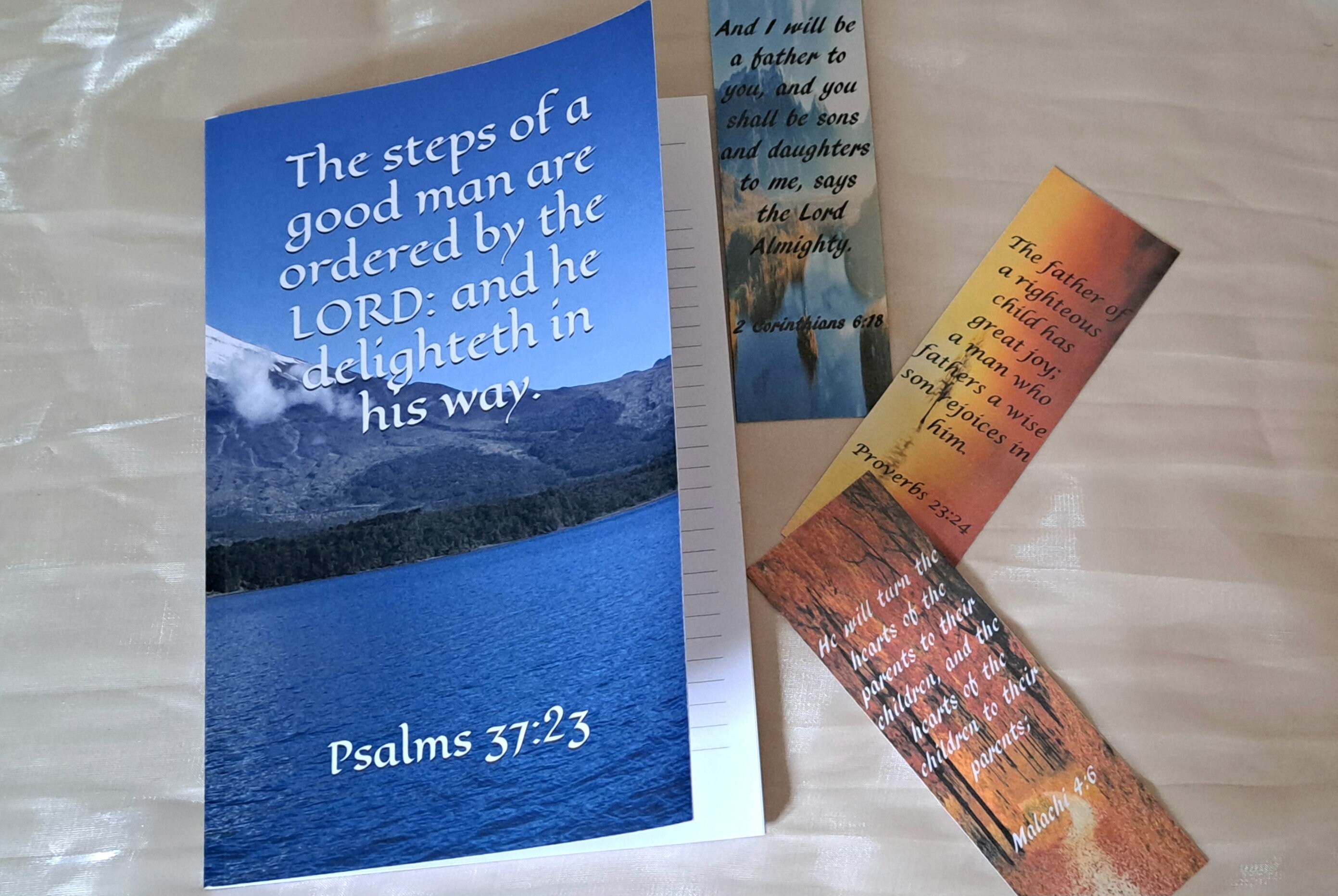 Father's Day Bookmark, Printable Bible Verse Bookmarks, Religious Gifts ...