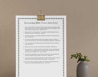 Ermutigende Bibelverse über Trauer.  10 Bibelverse, die sofort herunterladen und ausdrucken können. Christliche Schriften.