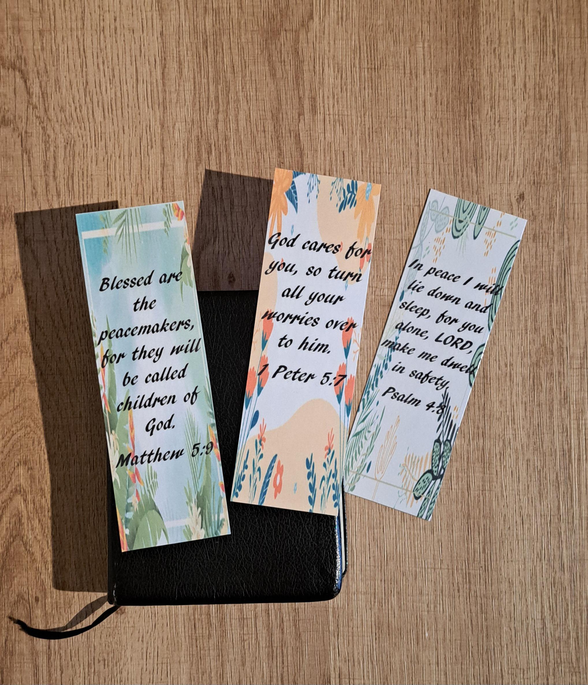 Christian Bookmark, Religious Bookmark, Bookmark Gift Baptism ...