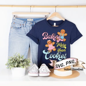 Hornear más que galletas SVG, SVG embarazada, SVG de Navidad para anuncio de embarazo, sudaderas de mamá,