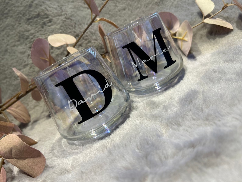 Glasses / Whiskey Glass Holo Personalized image 1