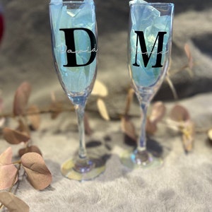 Champagne glasses Holo Personalized image 1