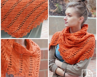 Kahel Shawl PDF Knitting Pattern