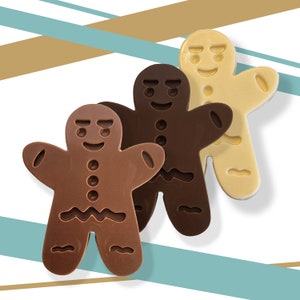 Gingerbread man Chocolate Bar (Box of 5)