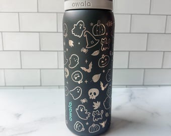 Halloween Owala - Fall Owala - Spooky Owala - Witch Owala - Custom Tumbler - Pumpkin Tumbler