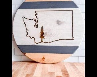 Washington State Wood Wall Art - Washington State Decor - WA Wooden Sign - PNW Decor