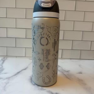Western Owala Water Bottle - Etsy