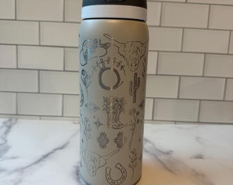Western Owala - Highland Cow Owala - Country Owala - Custom Owala - Custom Tumbler