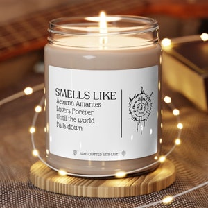 Smells like Astarion 9oz Soy Candle, Astarion inspired candle, Lovers Forever Soy Candle, Aeterna Amantes Candle