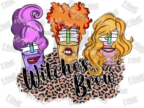 Halloween Drink Coffee Png, Retro Halloween Png, Womens Halloween Png, Halloween Latte Png, ,Halloween Pumpkin Latte Drink,Witches Brew png