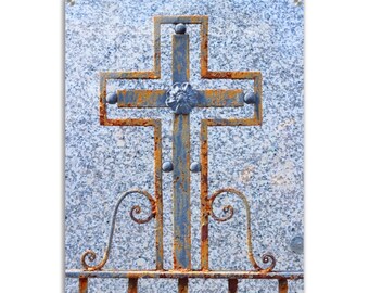 In a New Orleans Cemetery  |  Gothic Wall Art, Acrylic Print