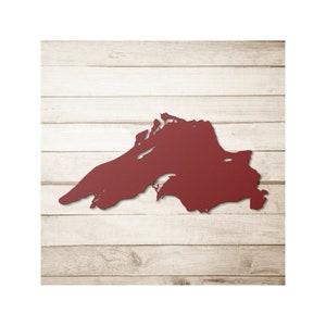 Lake Superior | Die Cut Metal Wall Decor