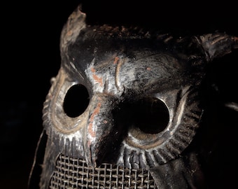 Búho de hojalata / Arte mural de naturaleza / Póster / Lámina enmarcada / Lienzo / Fotografía